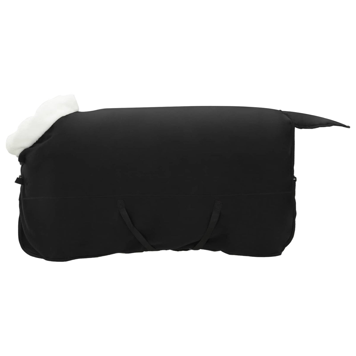 Vidaxl paardendeken zwart 145 cm polar fleece