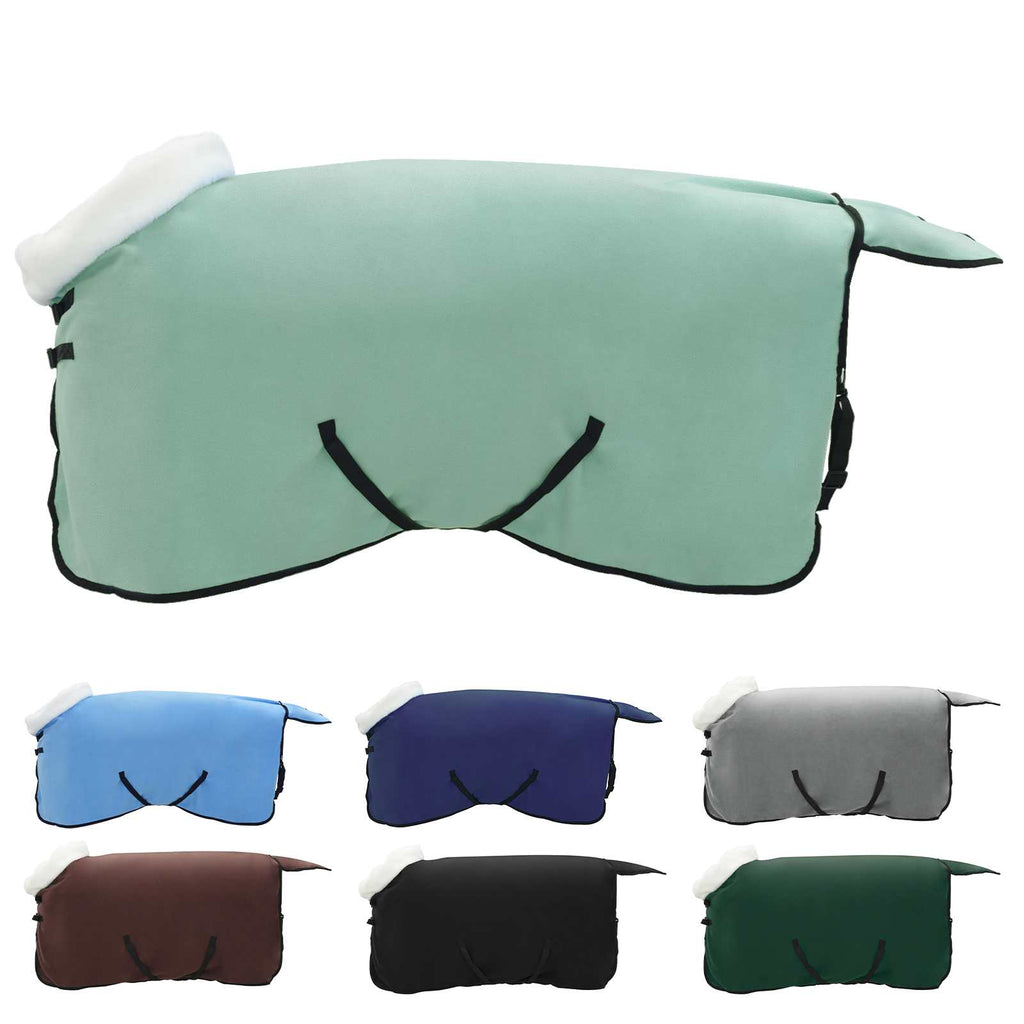 Vidaxl paardendeken volledig donkergroen 115 cm polar fleece
