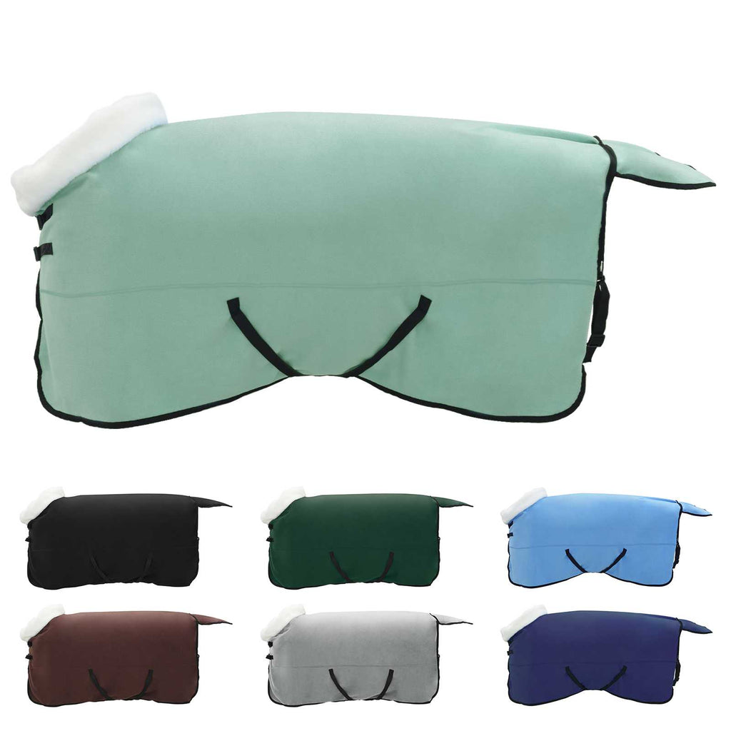 Vidaxl paardendeken volledig donkergroen 125 cm polar fleece