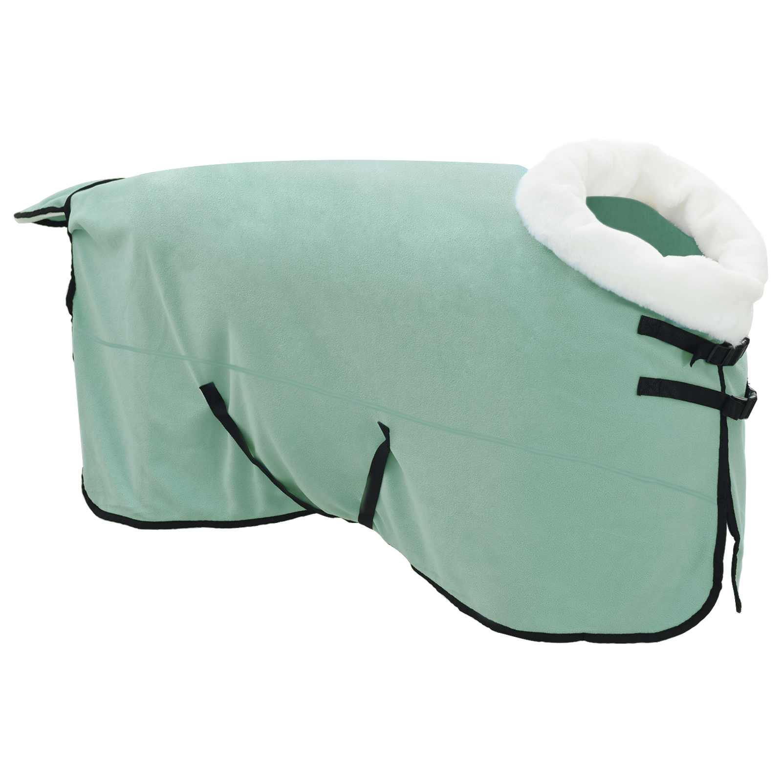 Vidaxl paardendeken volledig donkergroen 135 cm polar fleece