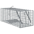 Vidaxl dierenvallen antraciet 31 x 13 x 12cm staal