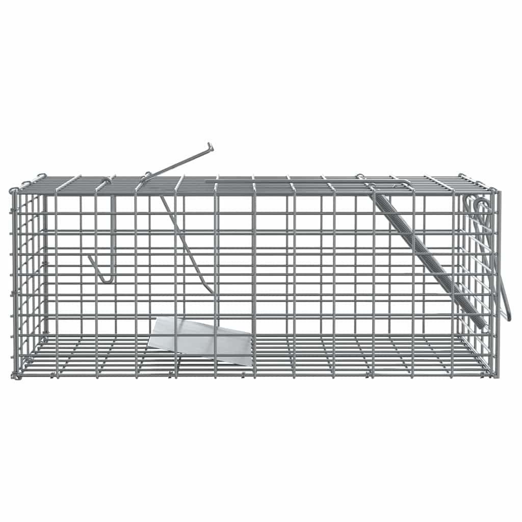 Vidaxl dierenvallen antraciet 31 x 13 x 12cm staal