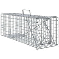 Vidaxl dierenvallen antraciet 61 x 20 x 21,5 cm staal