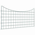 Vidaxl vijverhekken set 5 pcs groen 100 x 50 cm staal