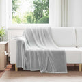 Vidaxl plaid grijs 200 x 150 cm 0,78 kg fleece