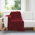 Vidaxl kleden 6 pcs bordeaux rood 130 x 150 cm fleece