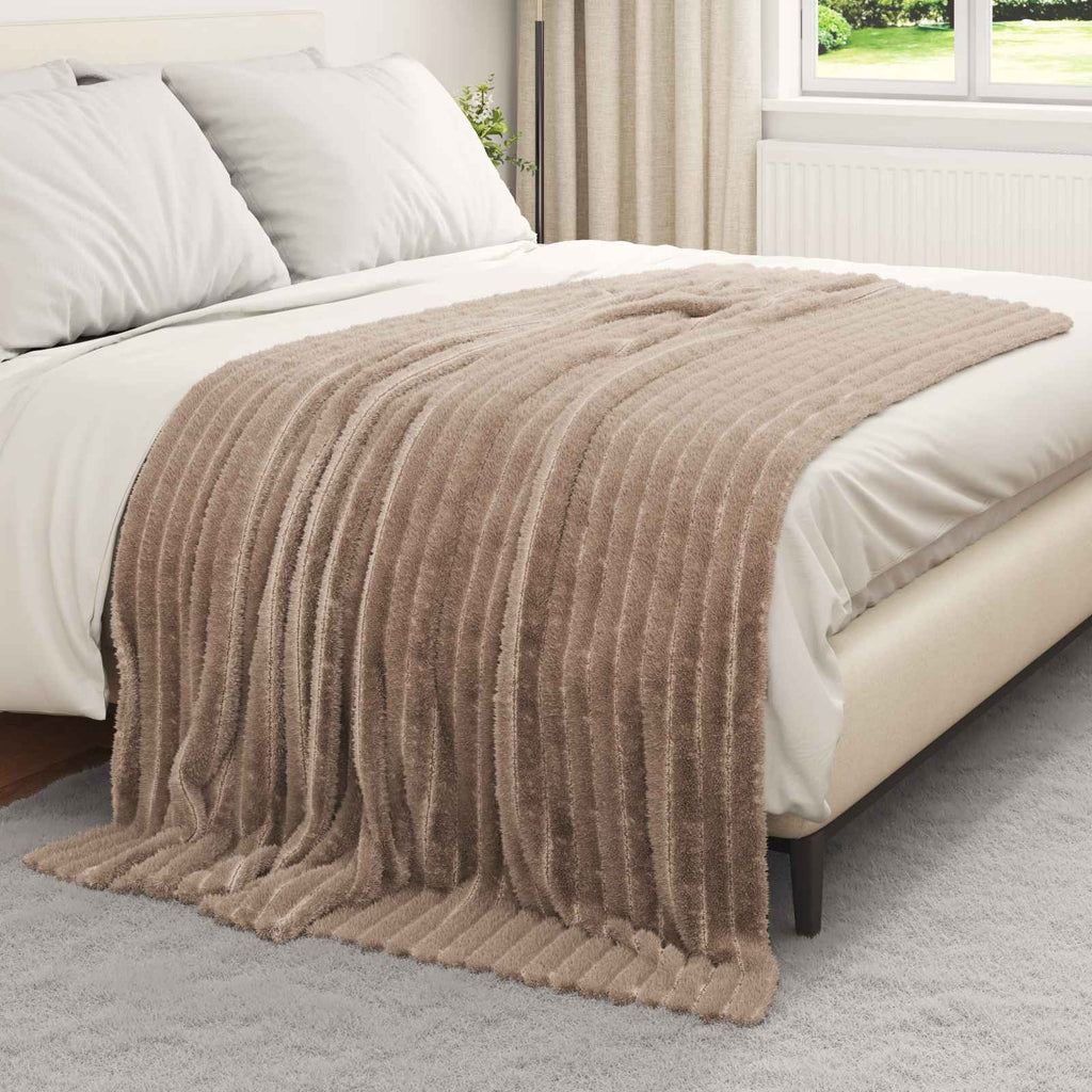 Vidaxl plaid camel 200 x 150 cm 0.8 kg fleece