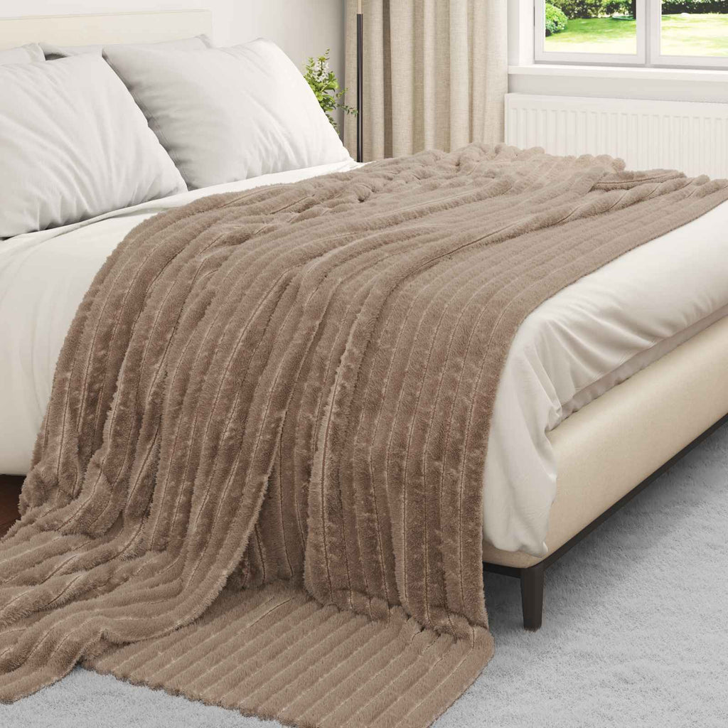 Vidaxl kleden 6 pcs kameel 240 x 220 cm fleece