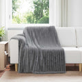 Vidaxl kleden 6 pcs donkergrijs 200 x 150 cm fleece