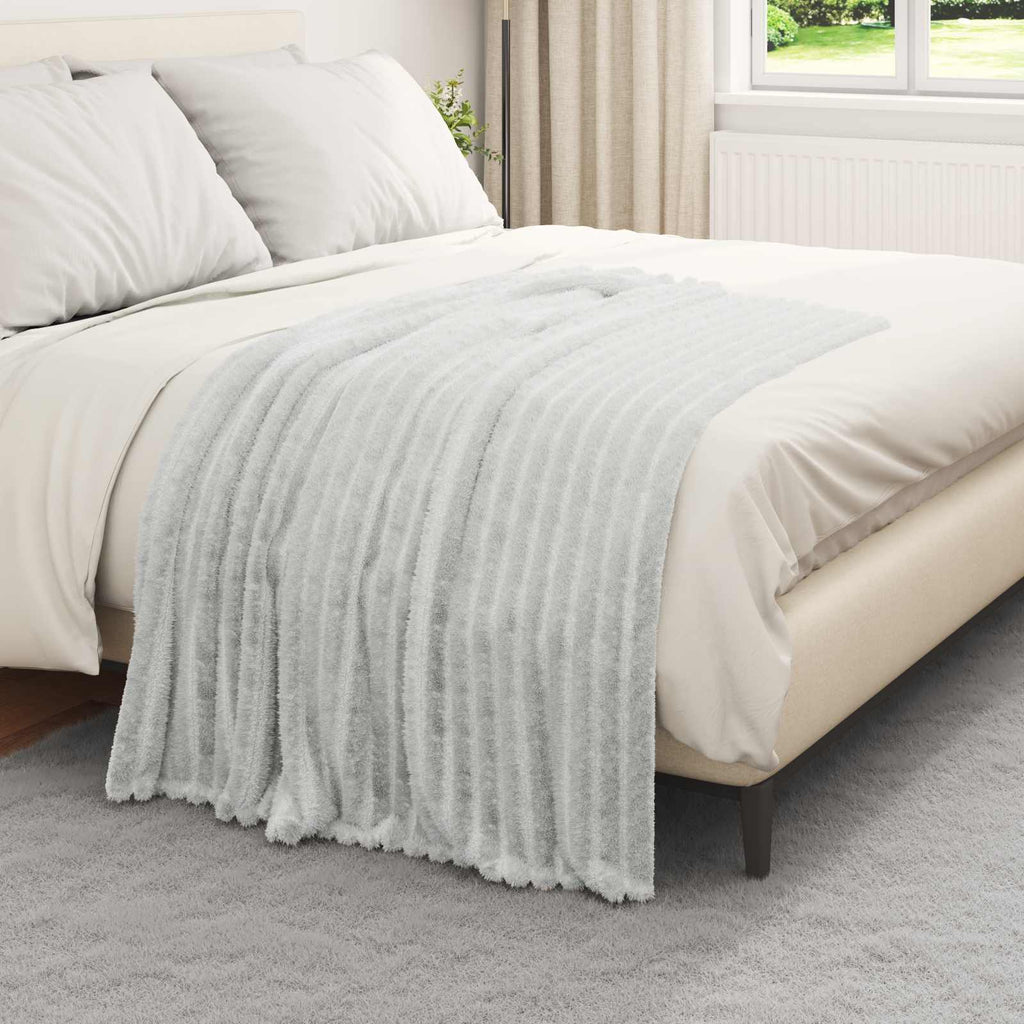 Vidaxl kleden 6 st grijs 150 x 130 cm 2,85 kg fleece