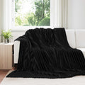 Vidaxl kleden 6 st zwart 240 x 220 cm 8.76 kg fleece
