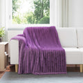 Vidaxl kleden 6 st paars 200 x 150 cm 4.75 kg fleece