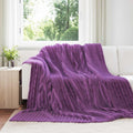 Vidaxl kleden 6 st paars 240 x 220 cm 8,76 kg fleece