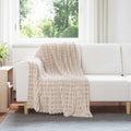 Vidaxl kleden 6 pcs beige 150 x 130 cm fleece