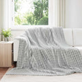 Vidaxl kleden 6 pcs grijs 240 x 220 cm fleece