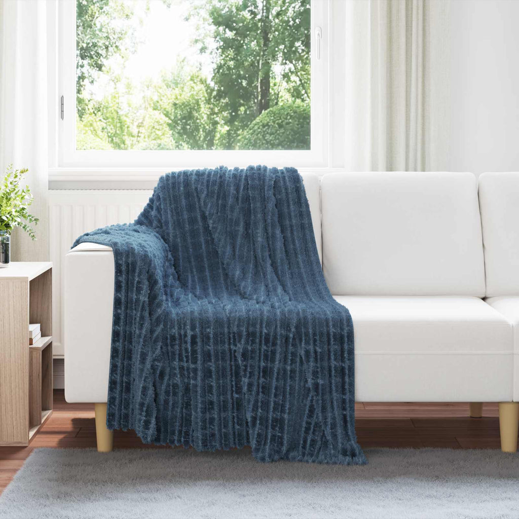 Vidaxl kleden 6 pcs marineblauw 150 x 130 cm fleece