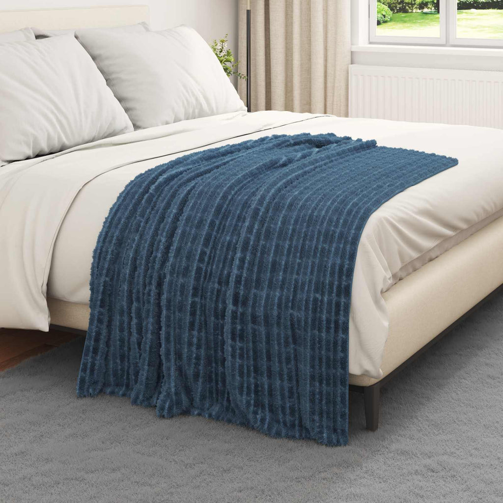 Vidaxl kleden 6 st marineblauw 150 x 130 cm 2.75 kg fleece