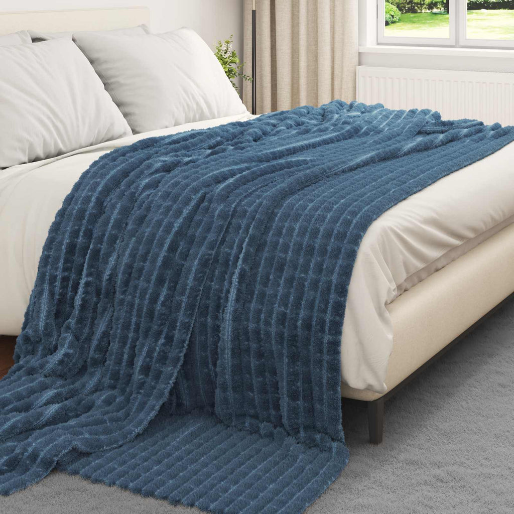 Vidaxl kleden 6 st marineblauw 240 x 220 cm 9.37 kg fleece