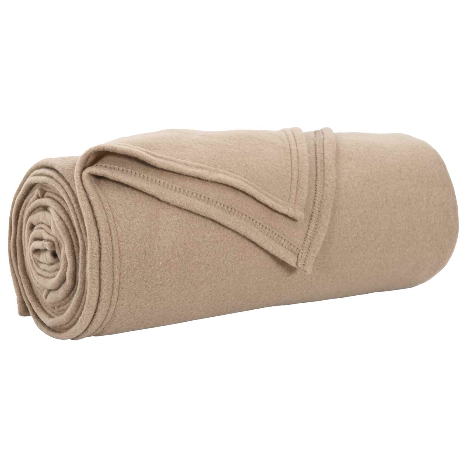 Vidaxl gooi deken kameel 270 x 240 cm fleece