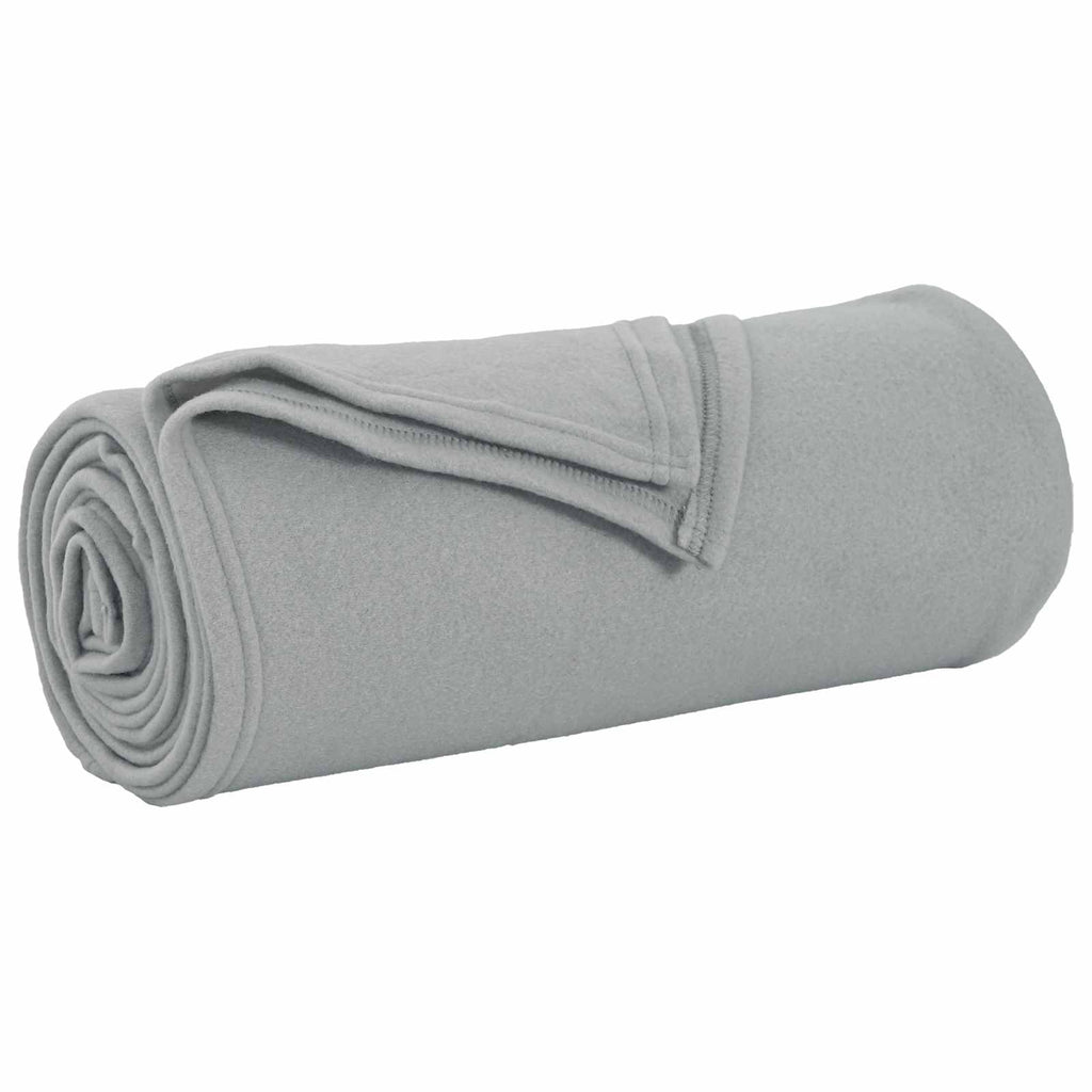 Vidaxl gooi deken grijs 200 x 150 cm fleece