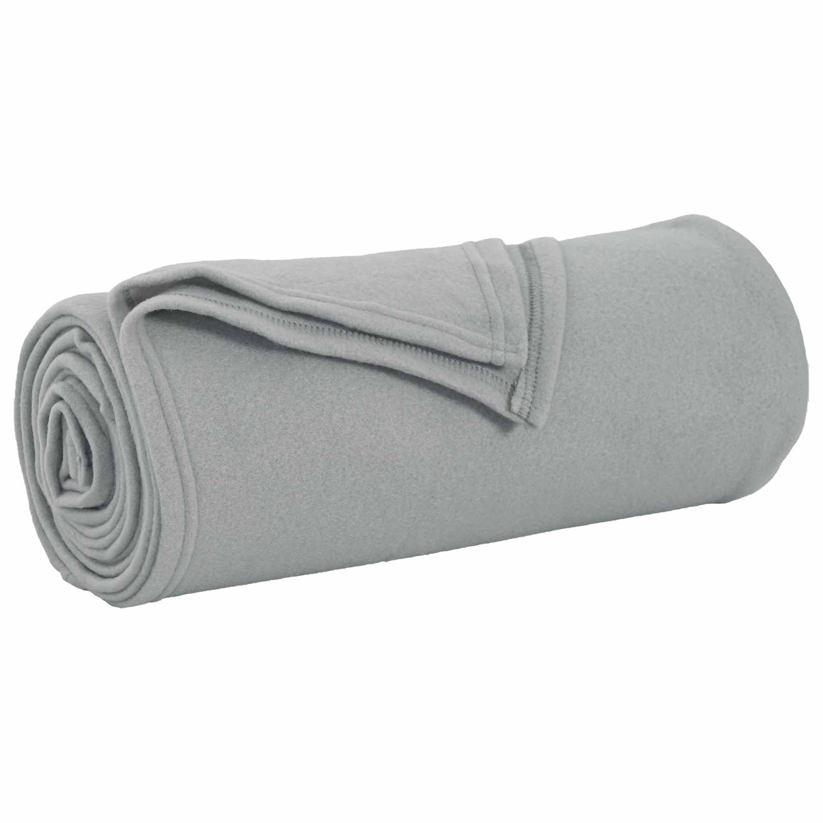 Vidaxl gooi deken grijs 240 x 220 cm fleece