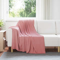 Vidaxl plaid roze 170 x 130 cm 0.31 kg fleece