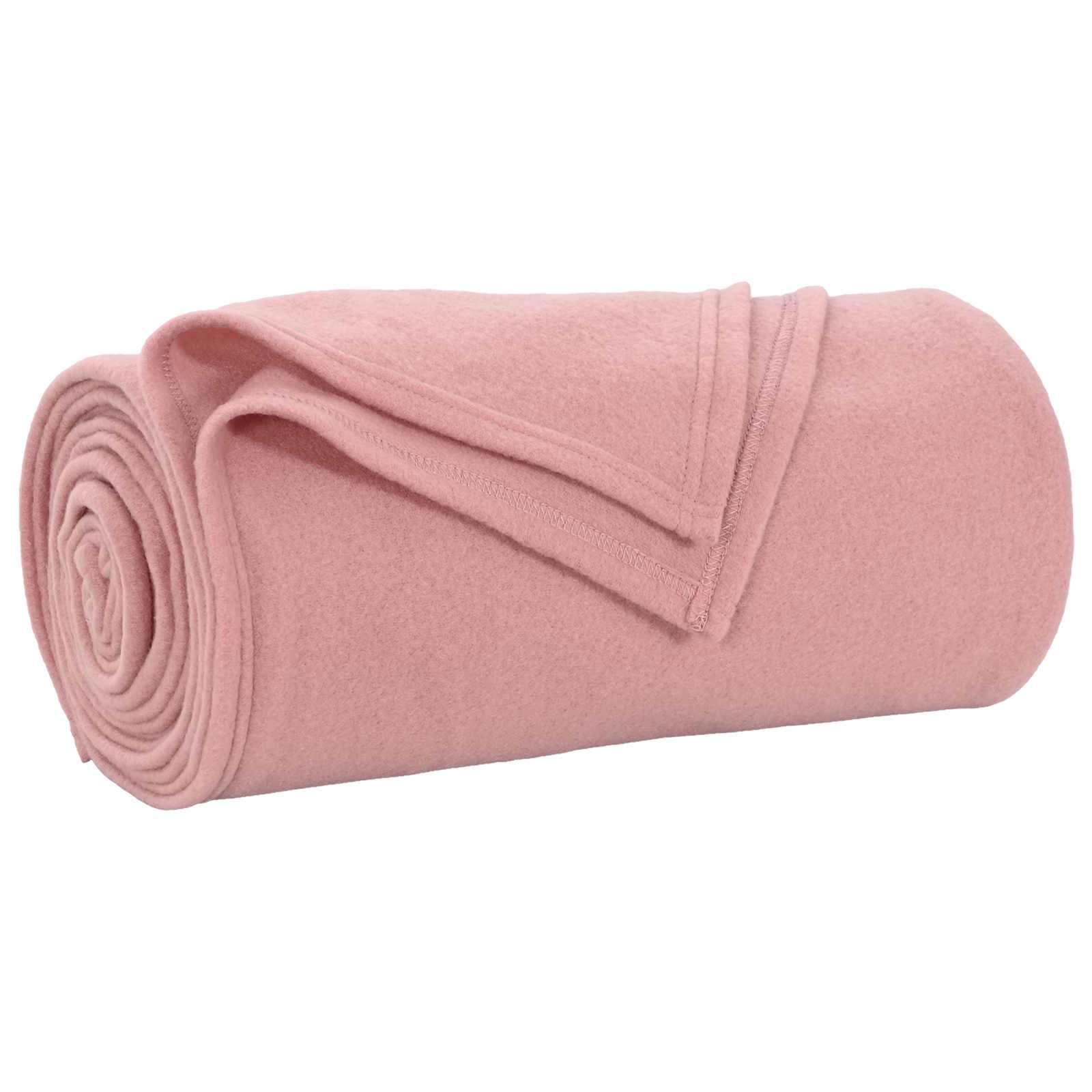 Vidaxl gooi deken roze 270 x 240 cm fleece