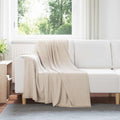 Vidaxl kleden 6 pcs beige 170 x 130 cm fleece