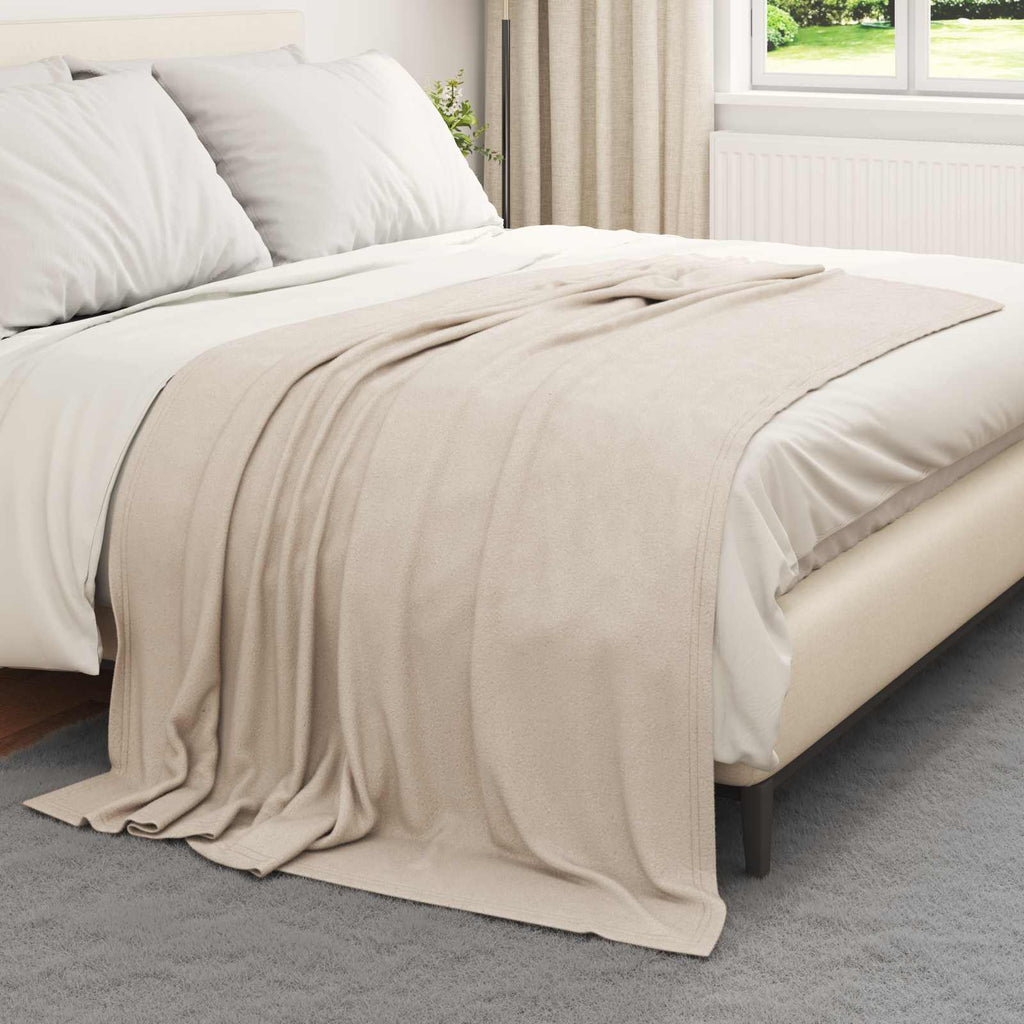 Vidaxl kleden 6 st beige 200 x 150 cm 2,61 kg fleece