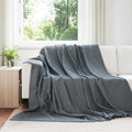Vidaxl kleden 6 pcs donkergrijs 240 x 220 cm fleece