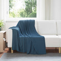 Vidaxl kleden 6 pcs marineblauw 170 x 130 cm fleece