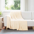 Vidaxl kleden 6 pcs crème 200 x 150 cm fleece