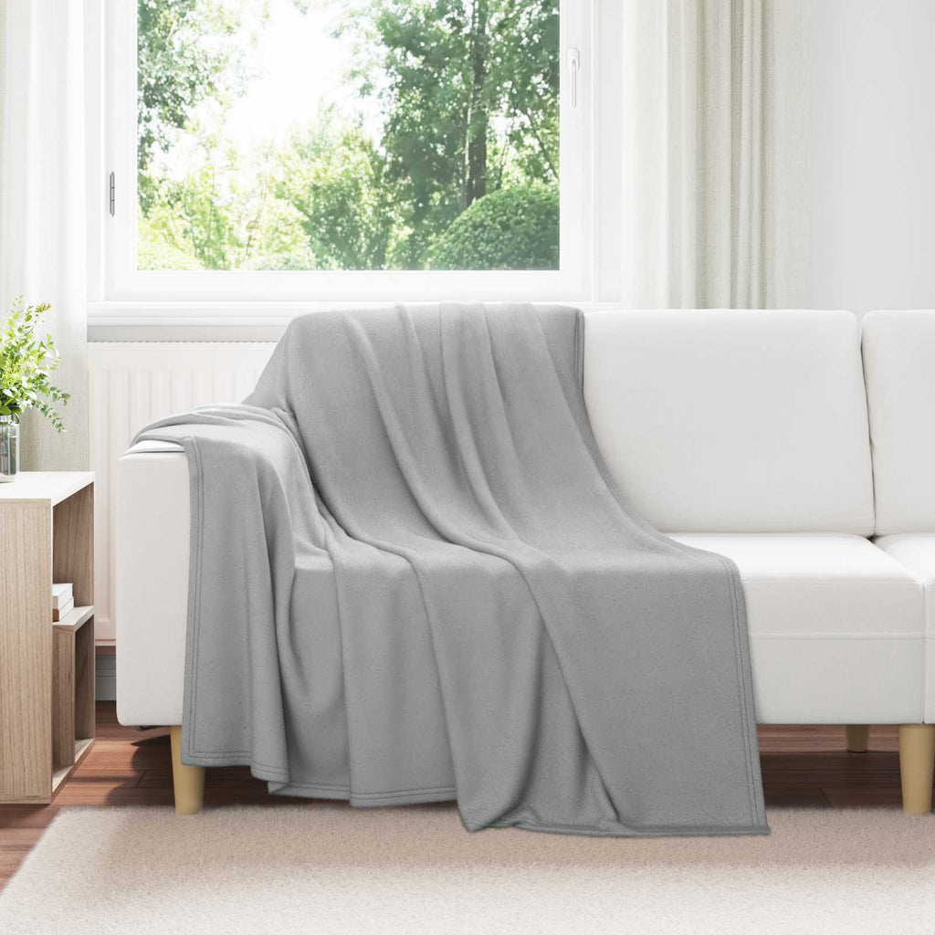 Vidaxl kleden 24 pcs grijs 200 x 150 cm fleece