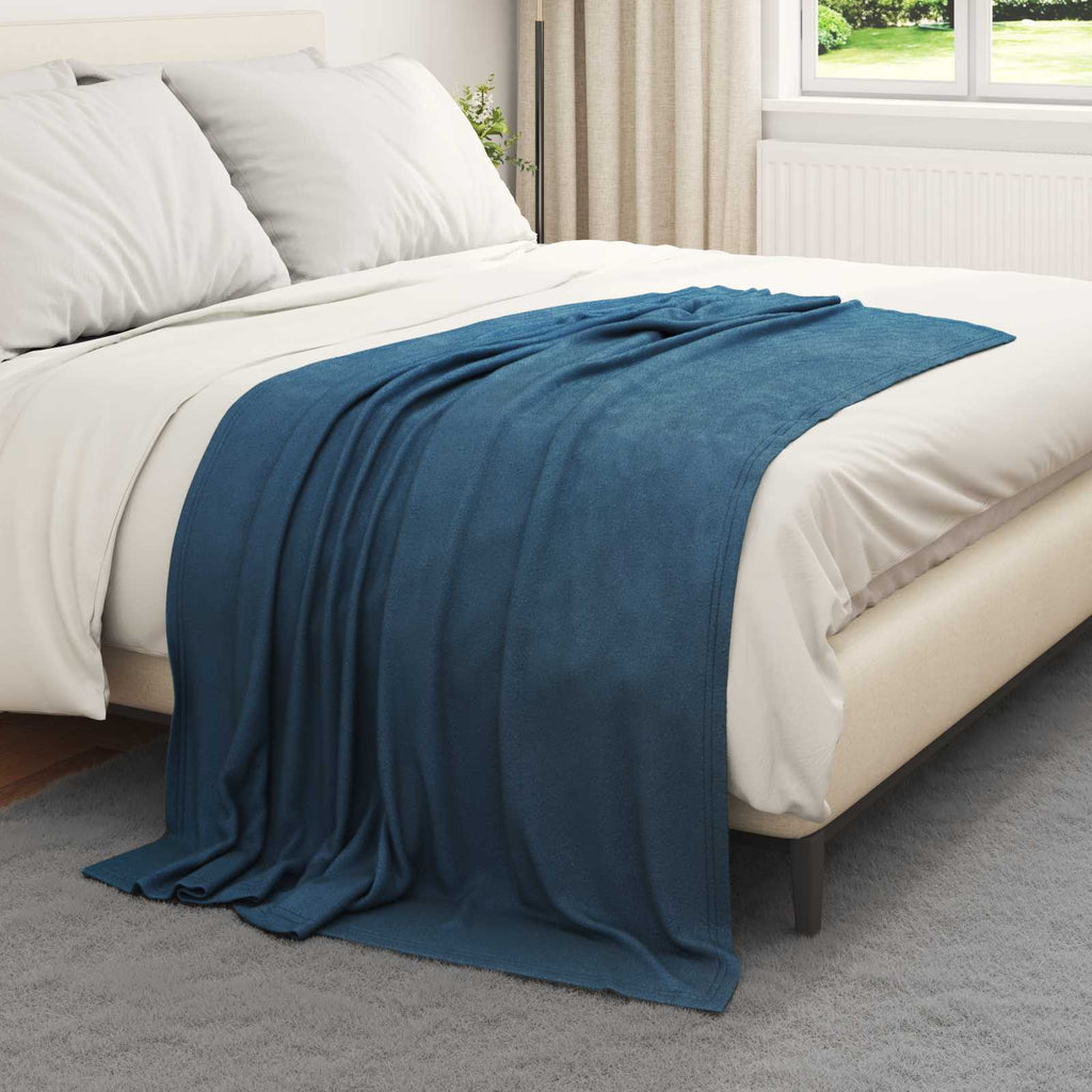 Vidaxl kleden 24 pcs marineblauw 170 x 130 cm fleece