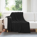 Vidaxl kleden 24 st zwart 200 x 150 cm 10.08 kg fleece
