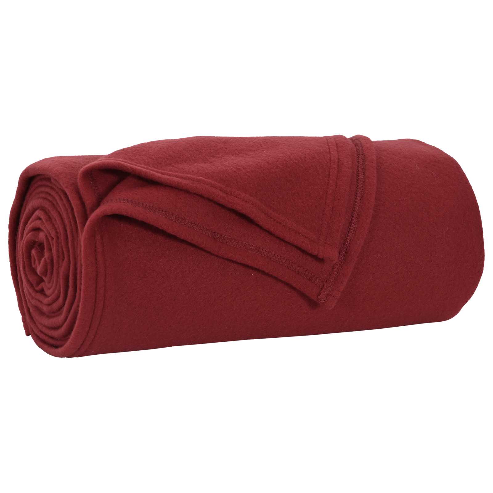 Vidaxl kleden 24 pcs bordeaux rood 270 x 240 cm fleece