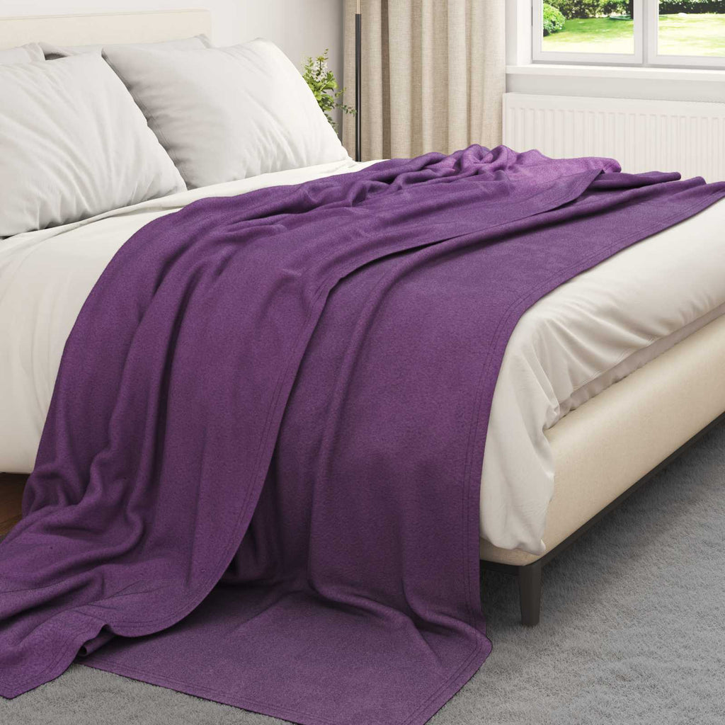 Vidaxl kleden 24 pcs paars 240 x 220 cm fleece
