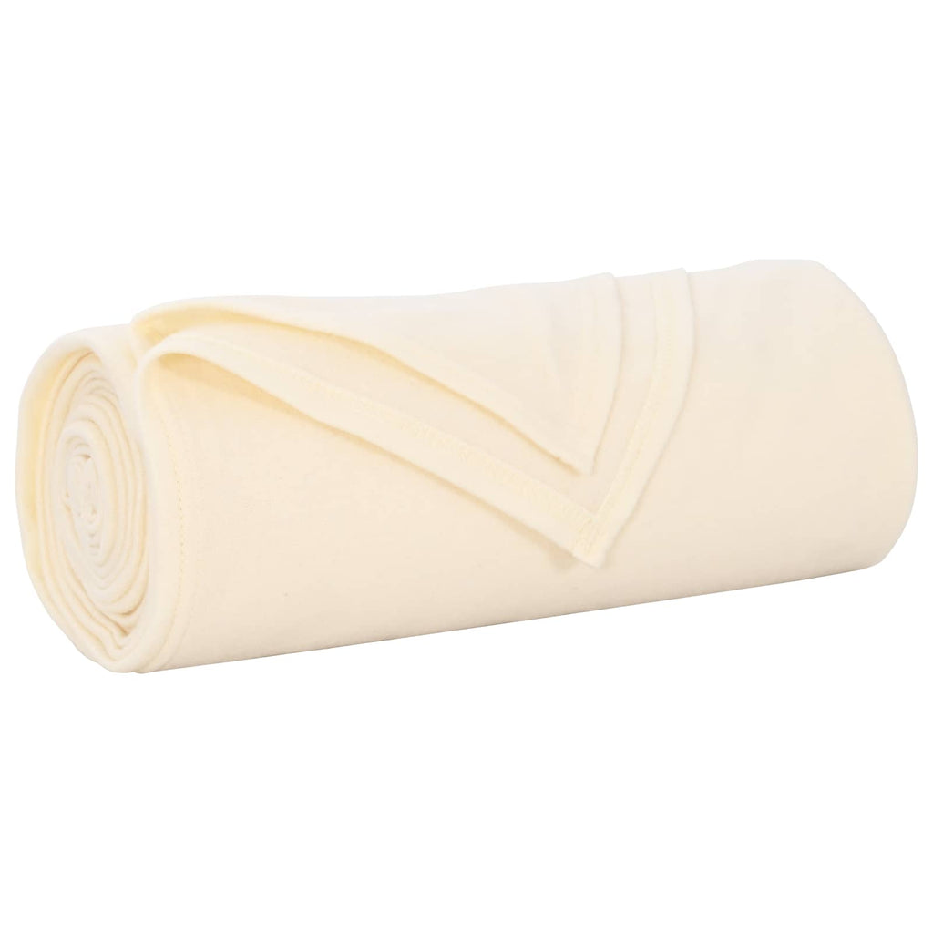 Vidaxl gooi deken crème 350 x 270 cm fleece