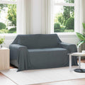 Vidaxl kleden 6 pcs donkergrijs 280 x 210 cm fleece