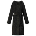 Vidaxl badjas hoodie zwart xxxl flanel