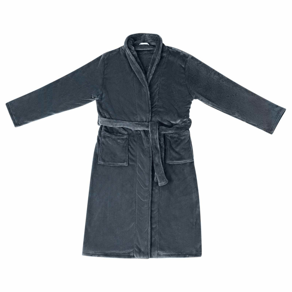 Vidaxl badjas zonder kap marineblauw s flanel