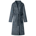 Vidaxl badjas zonder kap marineblauw m flanel