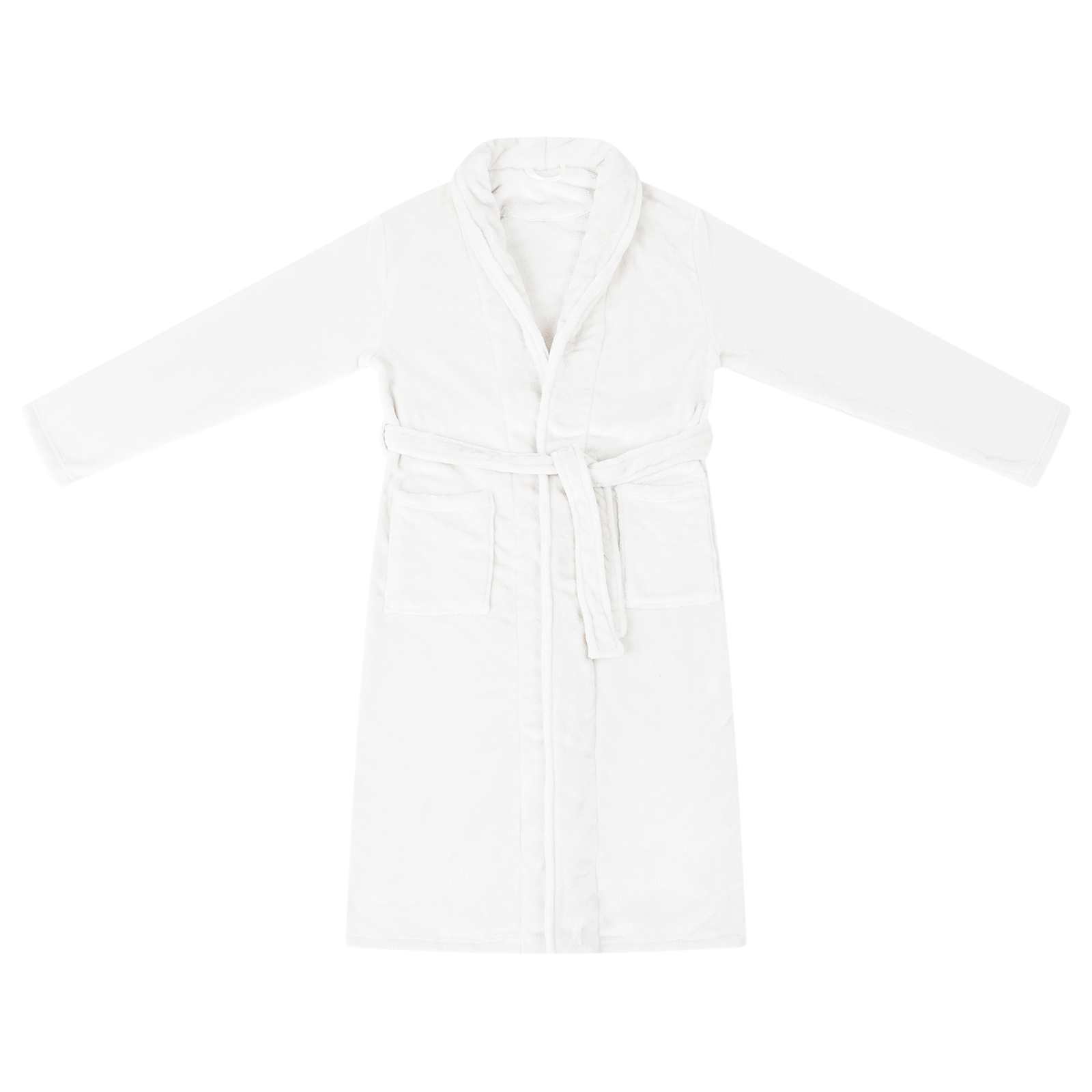 Vidaxl badjas zonder kap wit xl flanel