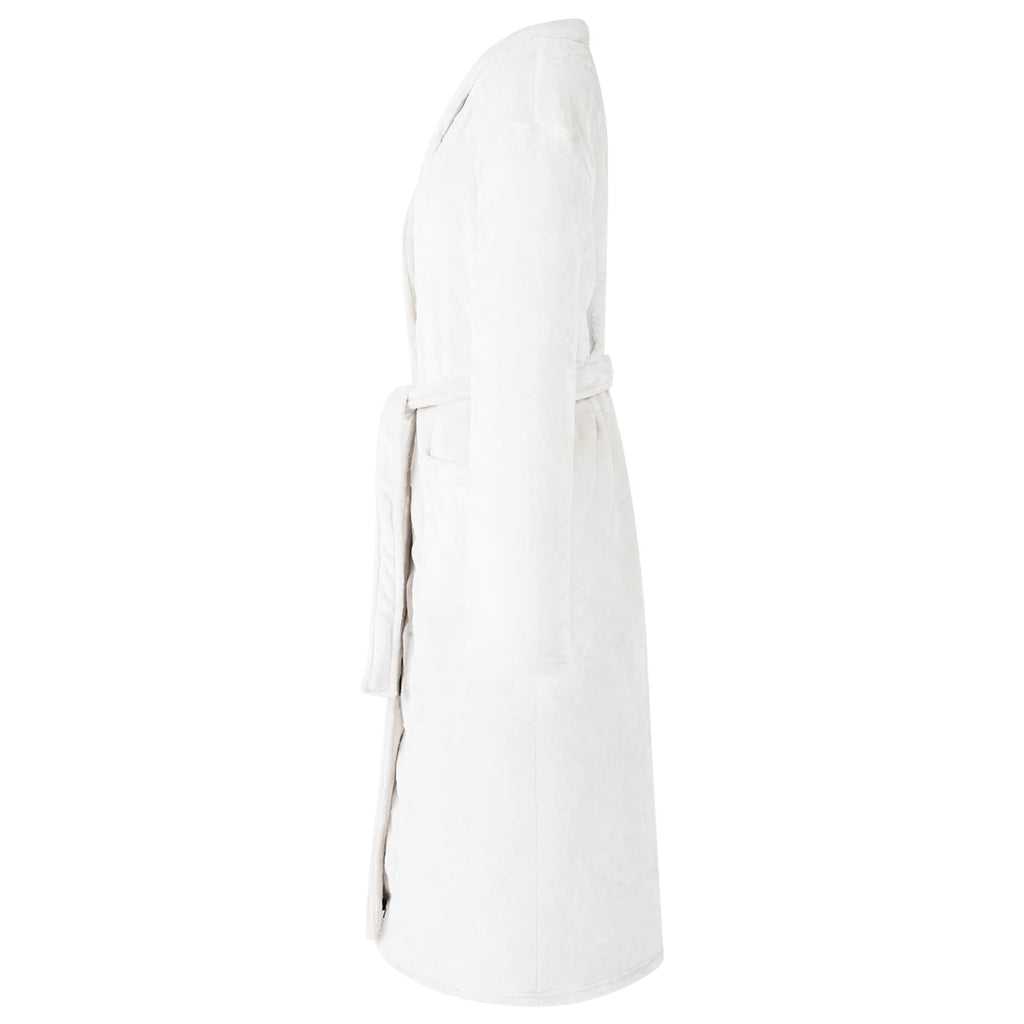 Vidaxl badjas zonder kap wit xl flanel