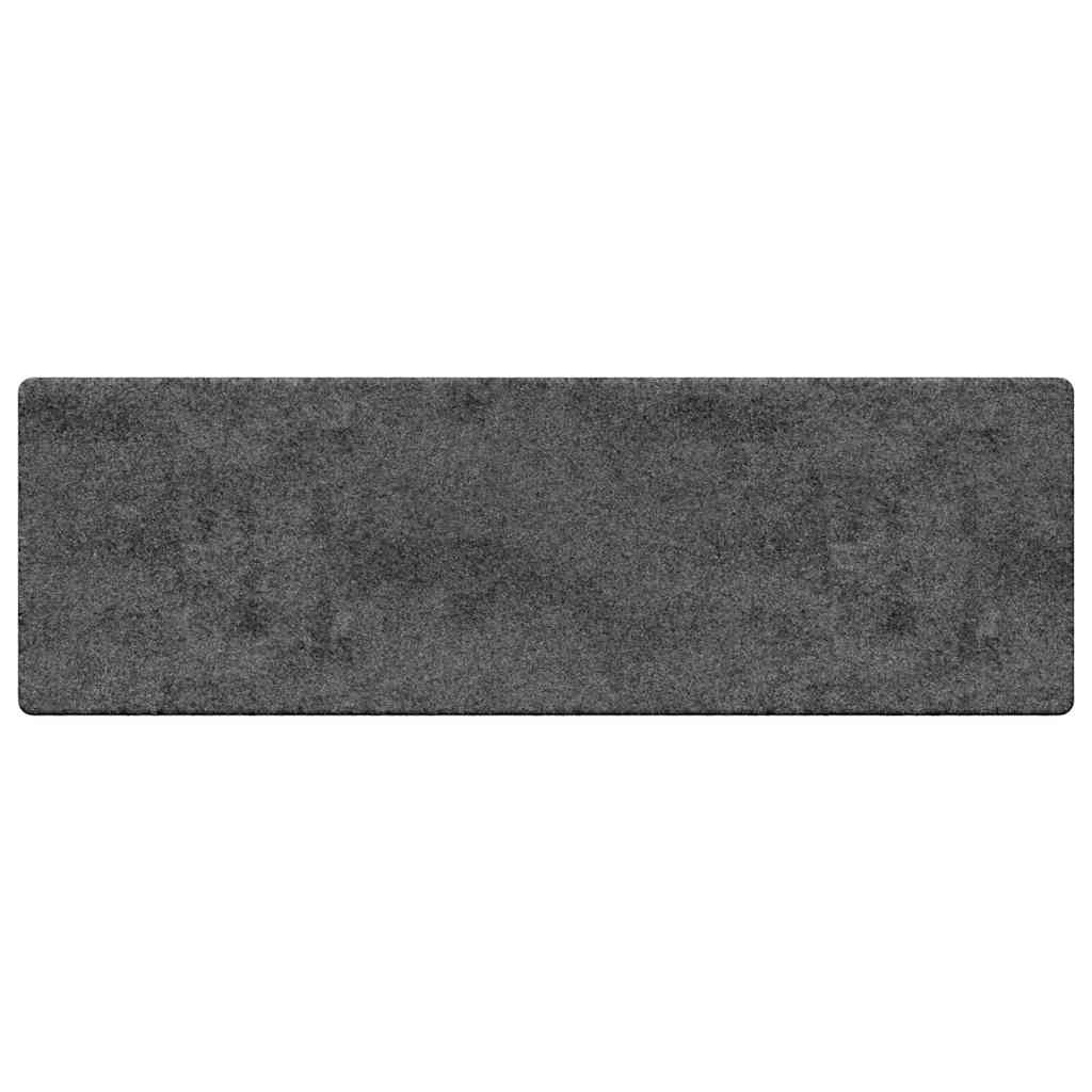 Vidaxl tapijt loper grijs 80 x 400 cm 100% polypropylene tuft