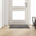 Vidaxl tapijt loper grijs 100 x 100 cm 100% polypropylene tuft
