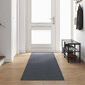 Vidaxl tapijt loper grijs 80 x 400 cm stof
