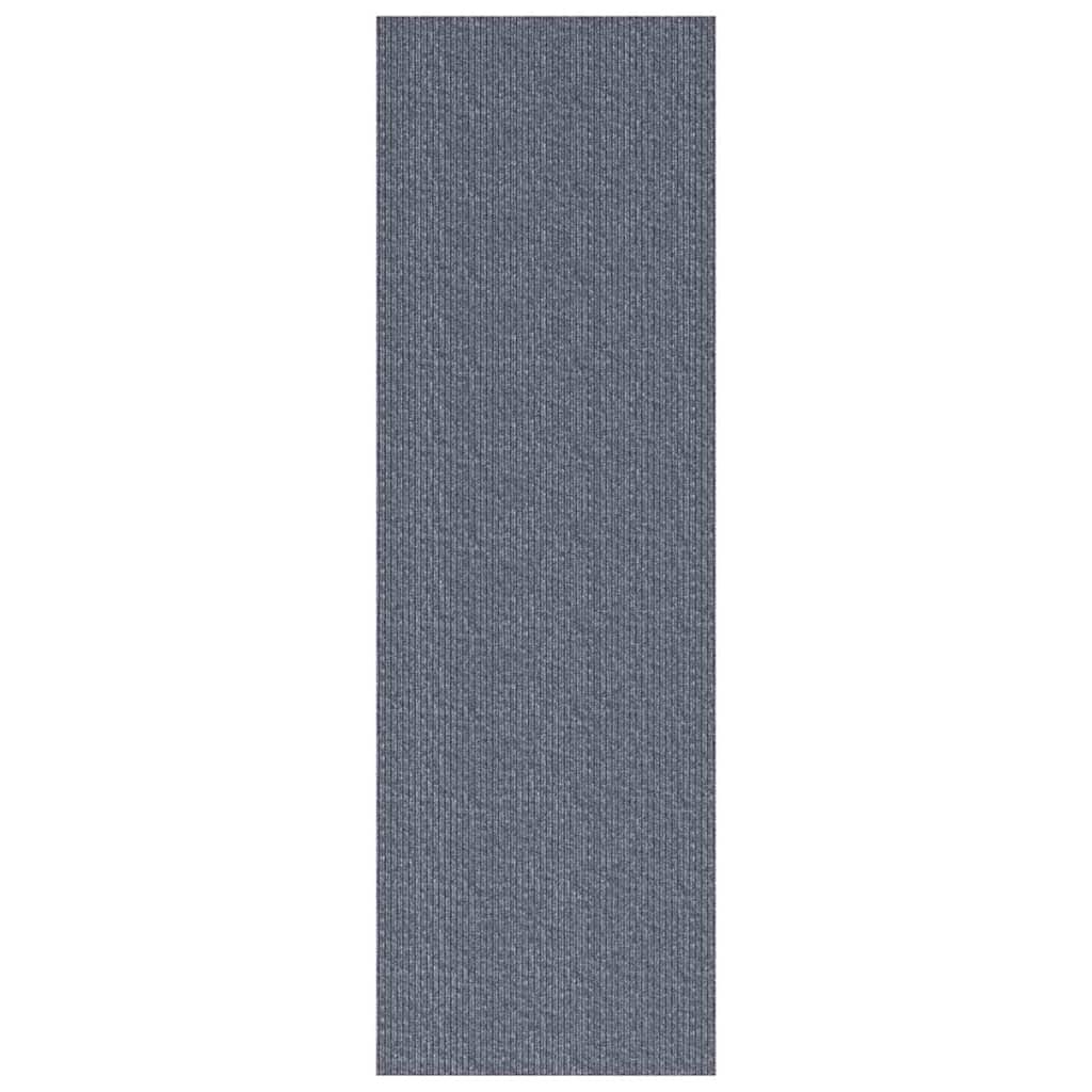 Vidaxl tapijt loper lichtgrijs 80 x 400 cm stof