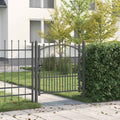 Vidaxl hekdeur met spijkers emmen 104 x 97 cm vergrendelbaar