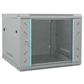 Vidaxl netwerk kabinet met opslag grijs 60 x 60 x 50 cm staal